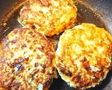 中華餡かけ豆腐バーグ★挽肉250で8個！作り方2写真