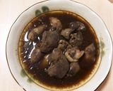 鶏レバーの甘辛煮❤作り方3写真