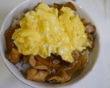 初めてでも簡単♪ふわ卵のせ☆親子丼作り方4写真