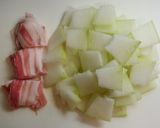 冬瓜と豚肉の炒め物作り方1写真