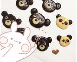 簡単♪くまさんとぱんだのかわいいクッキー作り方5写真