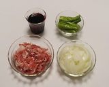 豚肉とポテトの甘辛焼き作り方1写真