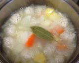 鶏団子のクリームシチュー作り方2写真