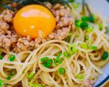 納豆クリームパスタ作り方3写真