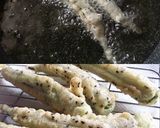 オクラの胡麻塩天ぷら作り方3写真