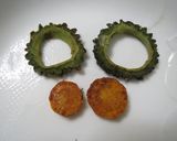 ゴーヤとニンジンの揚げ物作り方5写真
