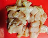 ☆鶏肉でエビチリ味☆作り方1写真