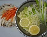 あたただしで冷や麦チャンプルー作り方2写真