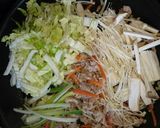 あたただしで冷や麦チャンプルー作り方3写真