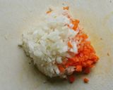 手を汚さず作る☆簡単煮込みハンバーグ。作り方1写真