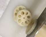 レンコンと鳥つくねの甘辛炒め作り方1写真