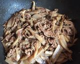 舞茸入り☆牛肉とゴボウの時雨煮作り方4写真