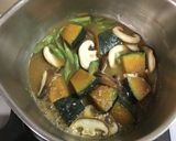香ばしい◆かぼちゃのごま味噌煮作り方4写真