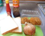 最切のメンチカツのオープンサンド作り方1写真