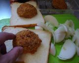 最切のメンチカツのオープンサンド作り方6写真