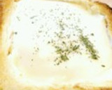 おひとりさまのこぼれない目玉焼きトースト作り方8写真