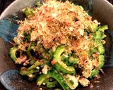 簡単・手早く ゴーヤと豚肉の梅炒め作り方6写真