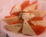 簡単(^-^)トマトとチーズカプレーゼ風作り方3写真