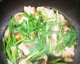 安早旨！豚肉入りニラ玉♪作り方6写真