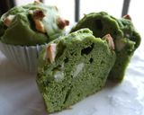 抹茶とホワイトチョコのマフィン作り方8写真