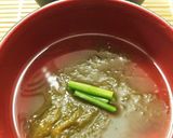 とろろ昆布で♡即席のお吸い物♪作り方2写真