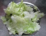 キノコとレタスのサラダ作り方1写真