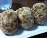 おにぎり　おかか＆たぬき作り方3写真