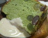 和風＊甘納豆の抹茶ミルクシフォン＊作り方6写真