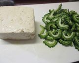 「固い豆腐」でゴーヤチャンプル♪作り方1写真