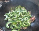 「固い豆腐」でゴーヤチャンプル♪作り方5写真