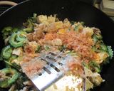 「固い豆腐」でゴーヤチャンプル♪作り方8写真