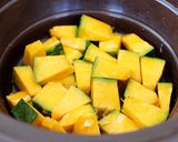 レンジで！かぼちゃのフカフカHM蒸しパン作り方2写真