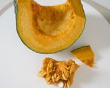 金ごまたっぷりかぼちゃごはん作り方1写真