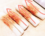 【簡単】大葉とチーズのくるりちくわ焼き♡作り方1写真