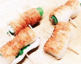 【簡単】大葉とチーズのくるりちくわ焼き♡作り方3写真