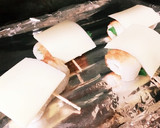 【簡単】大葉とチーズのくるりちくわ焼き♡作り方5写真
