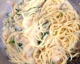 簡単！明太子クリームパスタ〜あっさり和風作り方3写真