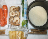 基本のちらしずし♪簡単具材椎茸人参ごぼう作り方1写真