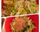 白菜の磯胡麻和え作り方4写真