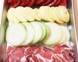 ＊簡単＊豚肉とトマトとじゃが芋の重ね煮♪作り方1写真