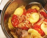 ＊簡単＊豚肉とトマトとじゃが芋の重ね煮♪作り方5写真