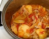 ＊簡単＊豚肉とトマトとじゃが芋の重ね煮♪作り方6写真