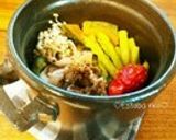 何でも野菜ありの肉入り痩せる温野菜サラダ作り方8写真