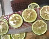 すだちで漬けた真鯛のカルパッチョ作り方3写真