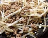 もやしと挽き肉の中華炒め 簡単作り方5写真