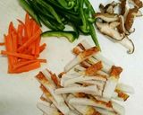 あり合わせdeしゃっきり野菜炒め❣作り方1写真