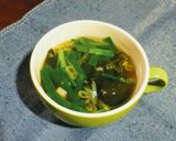 ニラ葱わかめスープ作り方3写真