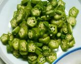 簡単！タコとオクラの洋風カレーチャーハン作り方3写真