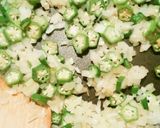 簡単！タコとオクラの洋風カレーチャーハン作り方4写真