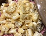 豚ひき肉で土鍋炊き込みご飯作り方2写真